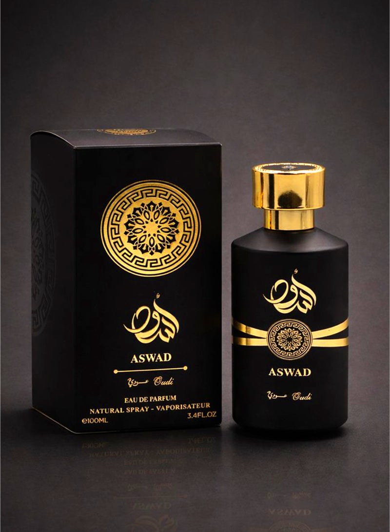 OUDI Patchouli Perfume for Men Oudi Aswad Eau De Parfum 100ml | Long Lasting Perfume for Men with Patchouli, Amber, Vanilla & Woody Spicy Notes | Luxury Men’s Eau De Parfum - Image 5